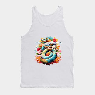 Double headed snakes chinese style Tank Top